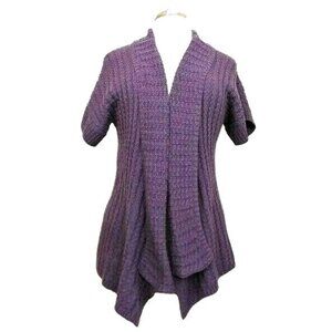 Sonoma Life And Style Cardigans Womens Size Small Beige Purple OR Blue Knit
